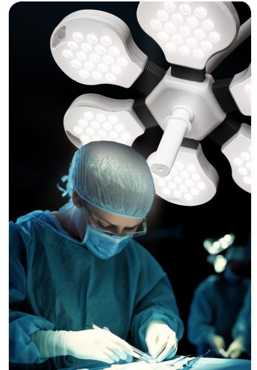 Petal Shape LED Surgical Light Manufacturer